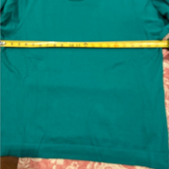 EUC J. Crew Teal Ruffle Neck Sweater SZ XL - Picture 4 of 11